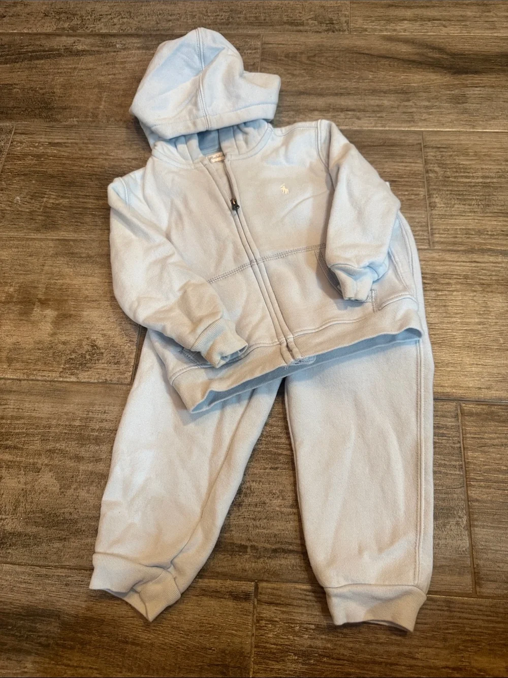 Ralph Lauren Light Blue Fleece Hoodie & Jogger Set